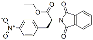 Structure of ethyl (S)-1,3-dihydro-alpha-[(4-nitrophenyl)methyl]-1,3-dioxo-2H-isoindole-2-acetate