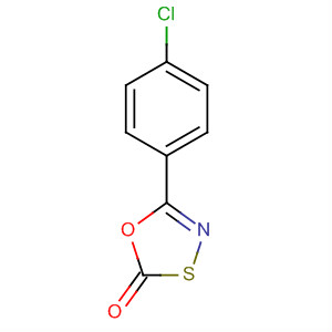 Structure of 1,3,4-Oxathiazol-2-one, 5-(4-chlorophenyl)-