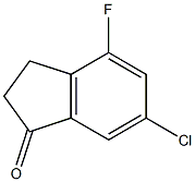 Structure of 6-Chloro-4-fluoro-indan-1-one