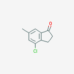 Structure of 4-Chloro-6-methyl-indan-1-one