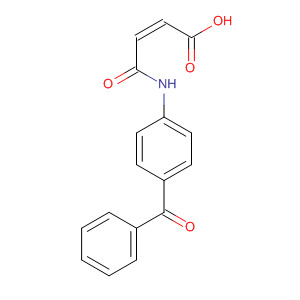 Structure of 2-Butenoic acid, 4-[(4-benzoylphenyl)amino]-4-oxo-, (Z)-