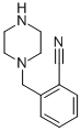 Structure of 1-(2-CYANOBENZYL)PIPERAZINE