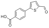 Structure of 4-(5-Formylthien-2-yl)benzoic acid