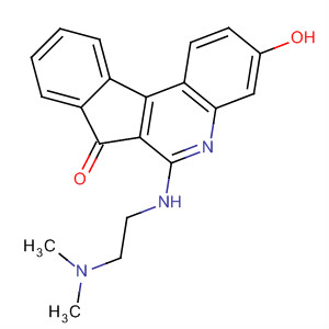 7H-Indeno[2,1-c]quinolin-7-one,6-[[2-(dimethylamino)ethyl]amino]-3-hydroxy-结构式