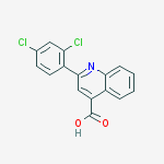 Structure of 2-(2,4-DICHLOROPHENYL)-QUINOLINE-4-CARBOXYLIC ACID