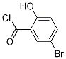 Benzoyl chloride, 5-bromo-2-hydroxy-结构式