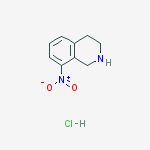 Structure of 8-Nitro-1,2,3,4-Tetrahydroisoquinoline Hydrochloride