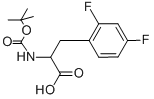 Structure of 2-TERT-BUTOXYCARBONYLAMINO-3-(2,4-DIFLUORO-PHENYL)-PROPIONIC ACID
