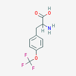 Structure of 4-(Trifluoromethoxy)-DL-phenylalanine