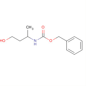 Structure of Carbamic acid, (3-hydroxy-1-methylpropyl)-, phenylmethyl ester