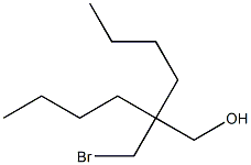 2-(溴甲基)-2-丁基-1-己醇结构式