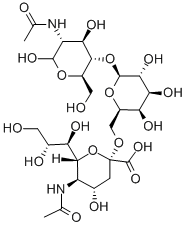 6-Α-唾液酸-N-乙酰基乳糖胺结构式