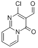 Structure of 2-a)pyrimidine-3-carboxaldehyde,2-chloro-4-oxo-4h-pyrido(