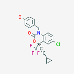 Structure of N-(4-METHOXYBENZYL)-EFAVIRENZ