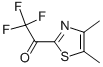 ETHANONE,1-(4,5-DIMETHYL-THIAZOL-2-YL)-2,2,2-TRIFLUORO-结构式