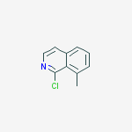 Structure of 1-Chrolo-8-methylisoquinoline