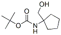 N-BOC-1-氨基-1-环戊烷甲醇结构式