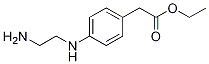 Structure of Ethyl 2-(4-((2-aminoethyl)amino)phenyl)acetate