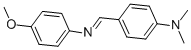Structure of 4-((E)-[(4-Methoxyphenyl)imino]methyl)-N,N-dimethylaniline
