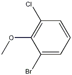 Structure of 1-Bromo-3-chloro-2-methoxybenzene