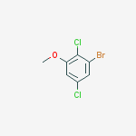 1-bromo-2,5-dichloro-3-methoxybenzene结构式