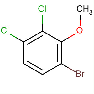 Benzene, 1-bromo-3,4-dichloro-2-methoxy-结构式