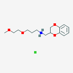 N-(2,3-dihydro-1,4-benzodioxin-2-ylmethyl)-3-(2-methoxyethoxy)propan-1-amine结构式