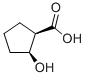 Structure of CIS-2-HYDROXY-1-CYCLOPENTANECARBOXYLIC ACID,99%