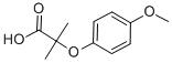 Structure of 2-(4-METHOXY-PHENOXY)-2-METHYL-PROPIONIC ACID
