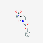 Structure of Benzyl 2-[(3s)-3-[(2-methylpropan-2-yl)oxycarbonylamino]-2-oxopiperidin-1-yl]acetate