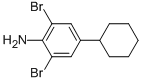 Structure of 2,6-DIBROMO-4-CYCLOHEXYLANILINE