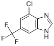 4-氯-6-(三氟甲基)苯并咪唑结构式