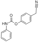Structure of 4-(CYANOMETHYL)PHENYL N-PHENYLCARBAMATE