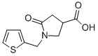 Structure of 5-OXO-1-(2-THIENYLMETHYL)PYRROLIDINE-3-CARBOXYLIC ACID