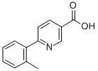 6-o-Tolyl-nicotinic acid结构式