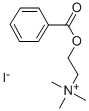 Structure of BENZOYLCHOLINE IODIDE