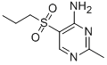 Structure of 2-METHYL-5-(PROPYLSULFONYL)PYRIMIDIN-4-AMINE