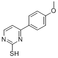 Structure of 4-(4-METHOXYPHENYL)PYRIMIDINE-2-THIOL