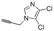 3-(4,5-Dichloroimidazol-1-yl)propyne结构式