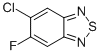 Structure of 5-CHLORO-6-FLUOROBENZO-2,1,3-THIADIAZOLE