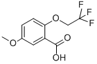 Structure of 5-METHOXY-2-(2,2,2-TRIFLUOROETHOXY)BENZOIC ACID