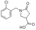 Structure of 1-(2-CHLOROBENZYL)-5-OXOPYRROLIDINE-3-CARBOXYLIC ACID