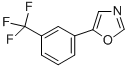 Structure of 5-[3-(TRIFLUOROMETHYL)PHENYL]OXAZOLE