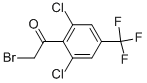 Structure of 2-BROMO-2,6-DICHLORO-4-(TRIFLUOROMETHYL)-ACETOPHENONE