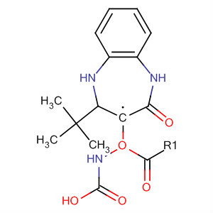 Chemical structure of Carbamic acid,[(3S)-2,3,4,5-tetrahydro-2-oxo-1H-1,5-benzodiazepin-3-yl]-,1,1-dimethylethyl ester