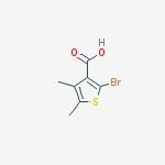 Structure of 2-Bromo-4,5-Dimethyl-3-Thiophenecarboxylic Acid
