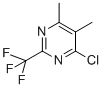 Structure of 4-CHLORO-5,6-DIMETHYL-2-(TRIFLUOROMETHYL)PYRIMIDINE