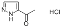 Structure of 1-(1H-PYRAZOL-5-YL)ETHAN-1-ONE HYDROCHLORIDE