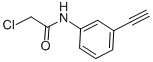 Structure of N1-(3-ETH-1-YNYLPHENYL)-2-CHLOROACETAMIDE