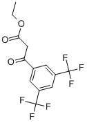 Structure of ETHYL 3-[3,5-DI(TRIFLUOROMETHYL)PHENYL]-3-OXOPROPANOATE